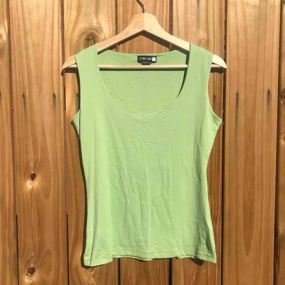 Ronen Chen sleeveless green top - Picture 1 of 5